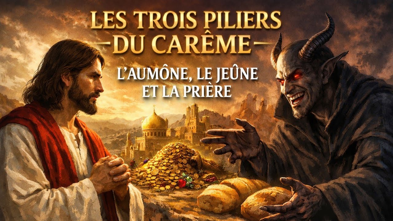 ✨ LES TROIS PILIERS du CARÊME : L'AUMÔNE, LE JEÛNE et LA PRIÈRE ✨ 