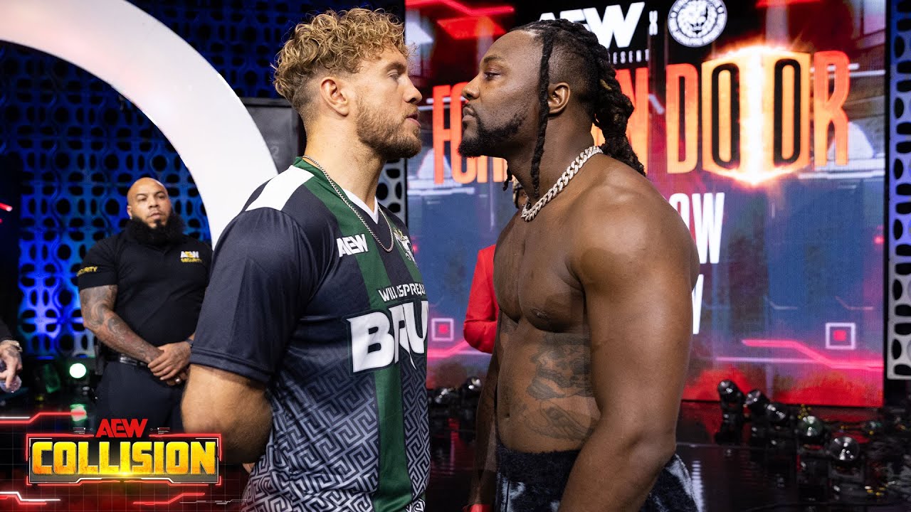 Two Champion FACE-To-FACE! Swerve Strickland & Will Ospreay weigh in! | 6/29/24, AEW Collision