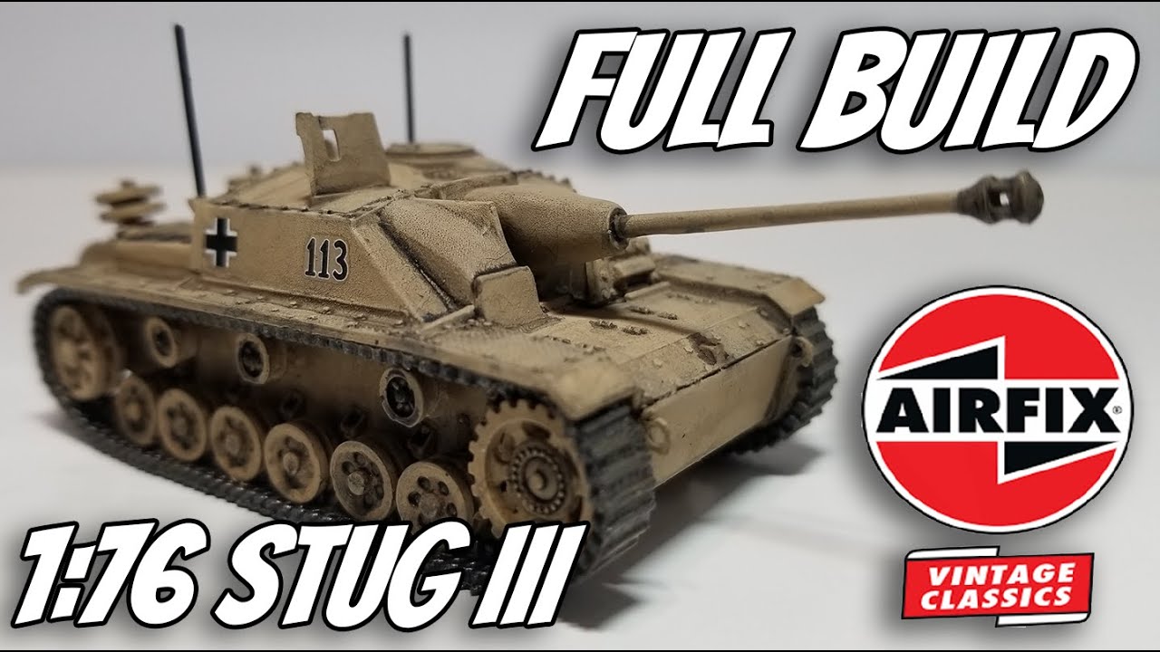 Сборка Airfix Vintage Classics 1:76 Stug III