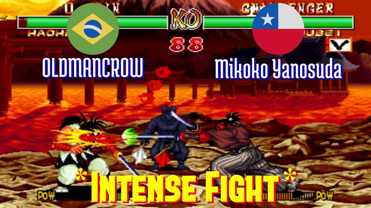 FT5 @samsho2: OLDMANCROW (BR) vs Mikoko Yanosuda (CL) [Samurai Shodown II Fightcade] Jan 30