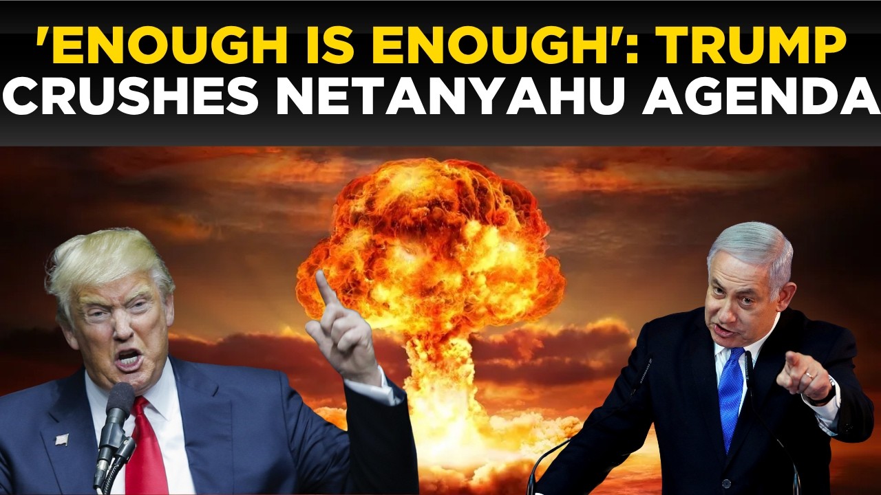 Trump Live | 'Enough Is Enough': Trump Humiliates Netanyahu; SHOCKING Address From White House