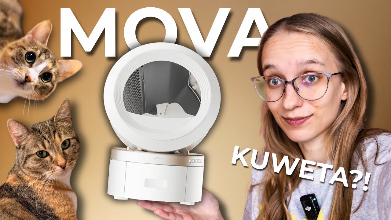 Kuweta jak z kosmosu! MOVA MeowgicPod LR10 Prime czyści się sama