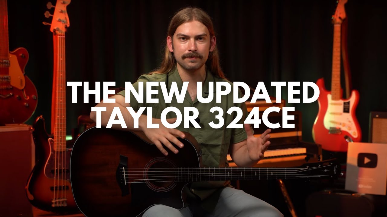 Новая ОБНОВЛЕННАЯ модель Taylor 324ce | ПОЛНОСТЬЮ ИЗ КРАСНОГО ДЕРЕВА!