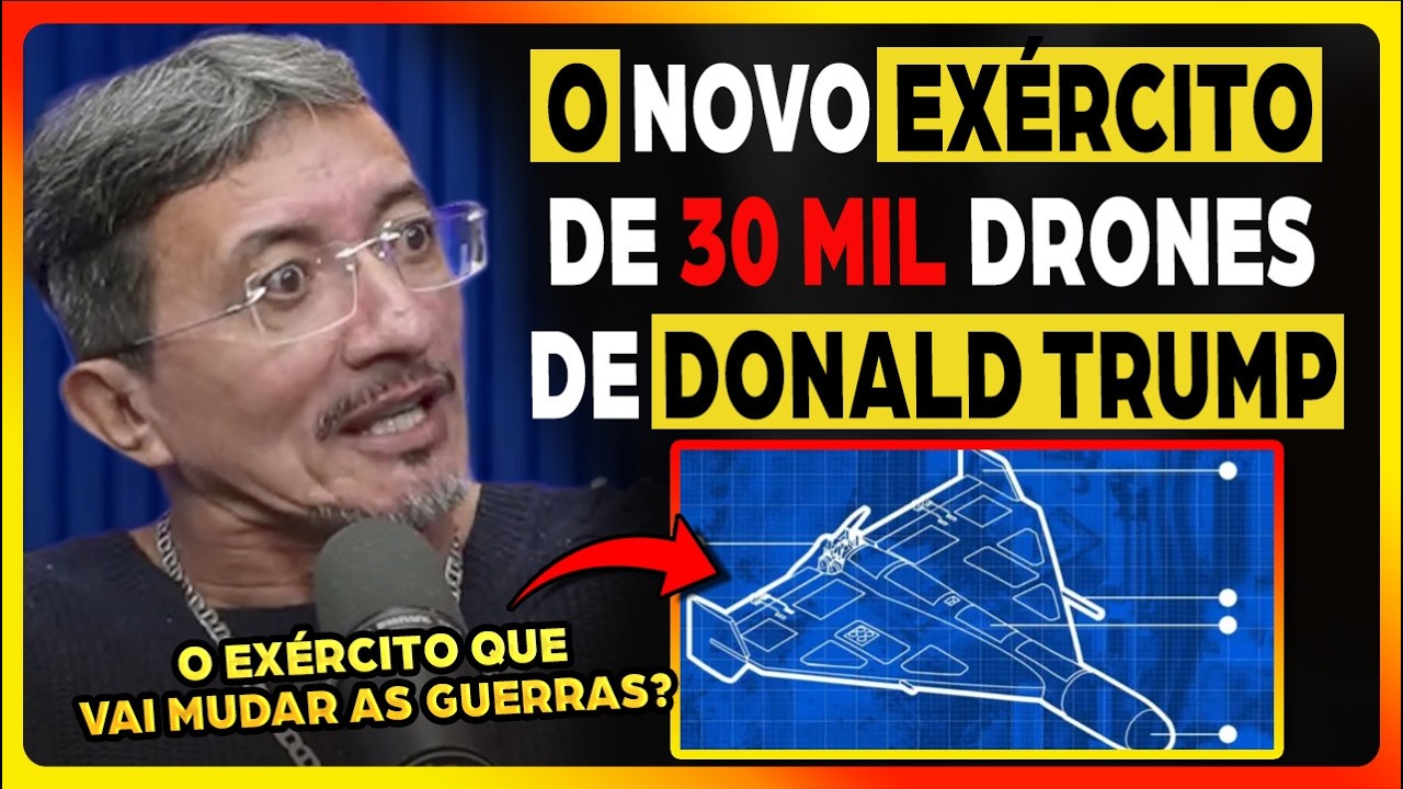 COMANF: O EXÉRCITO de 30 MIL DRONES de TRUMP vai MUDAR as GUERRAS | Fala Glauber