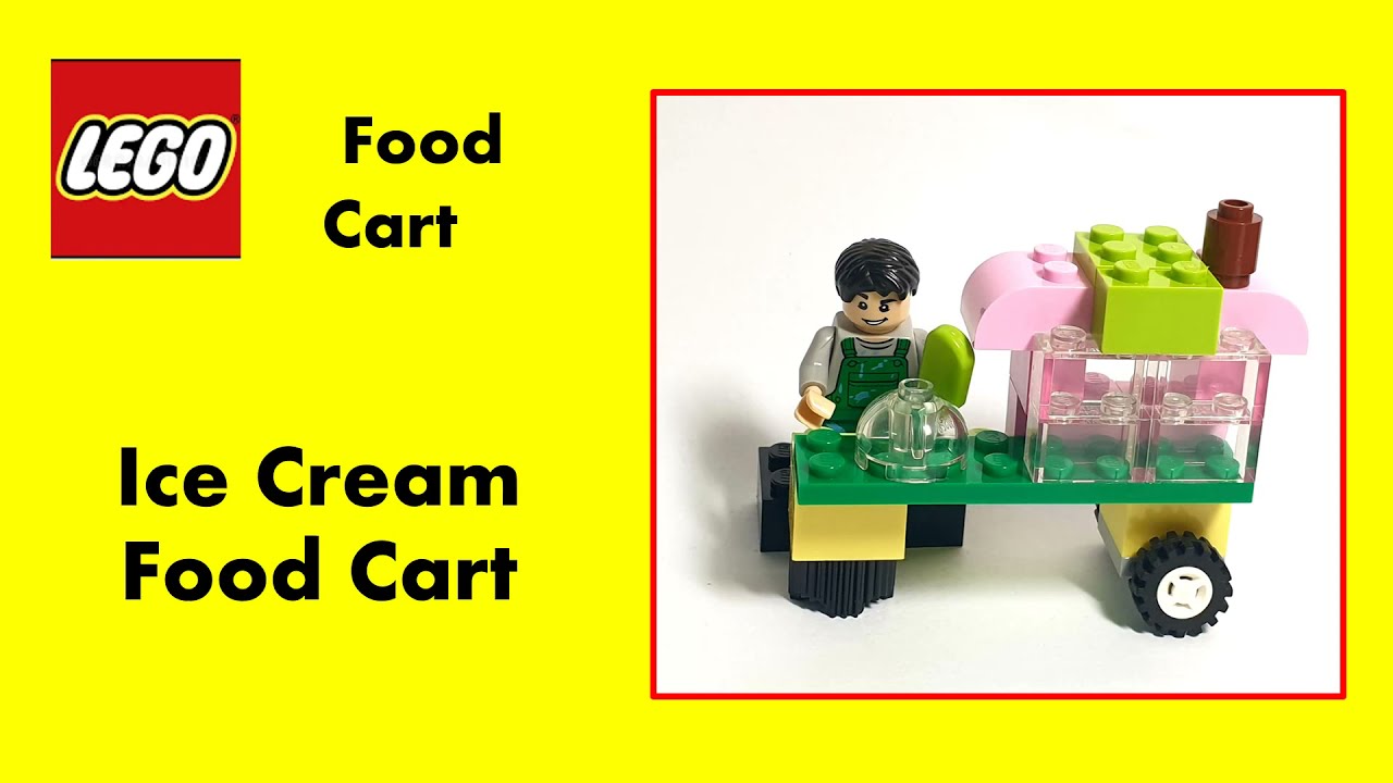 LEGO Food Truck Cart Hot Dog Stand Building Instructions