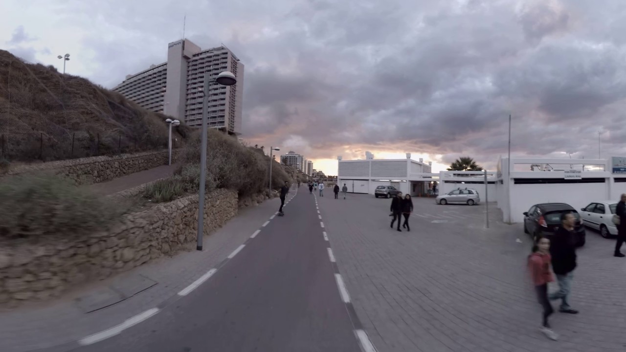 360 video: Tayelet, Tel Aviv, Israel
