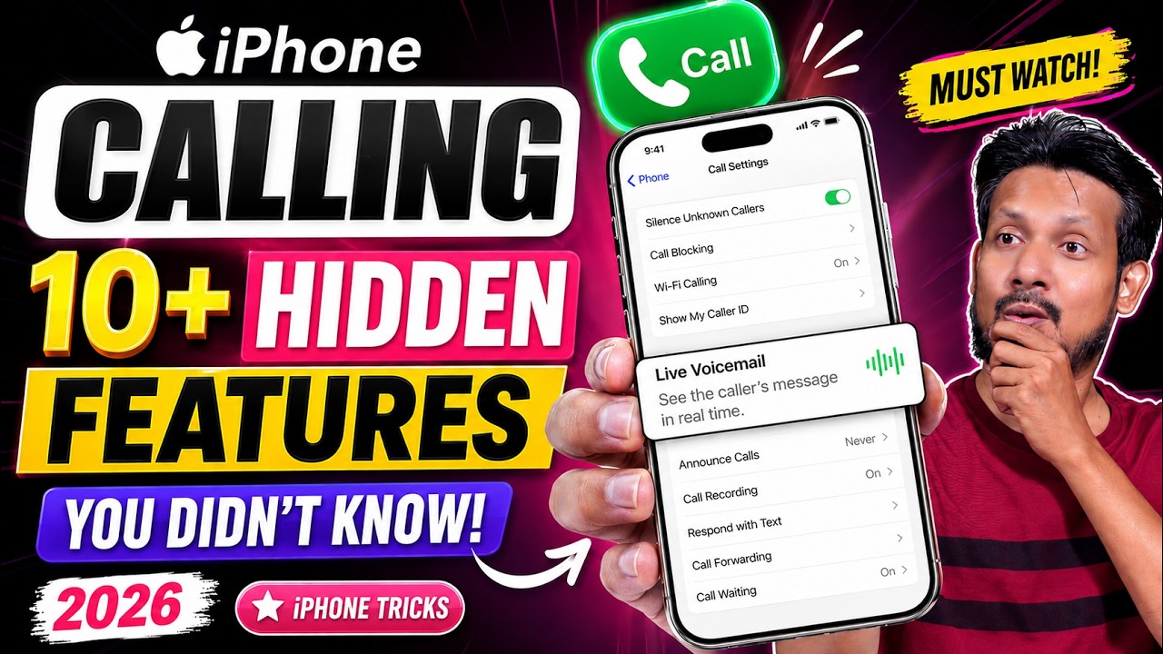 10 Hidden iPhone Calling Features Apple Doesn’t Tell You About - I Explained in Hindi