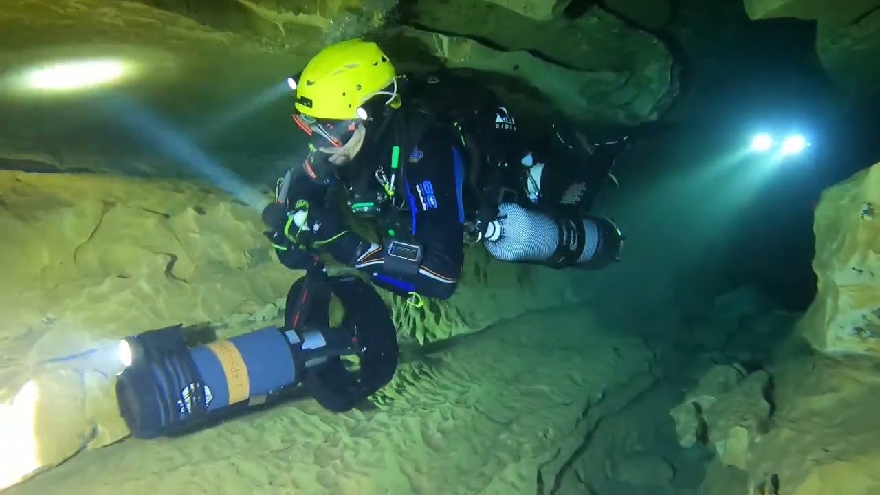 SCPB - plongée dans la résurgence Le Marchepied à Marcilhac-sur-Célé