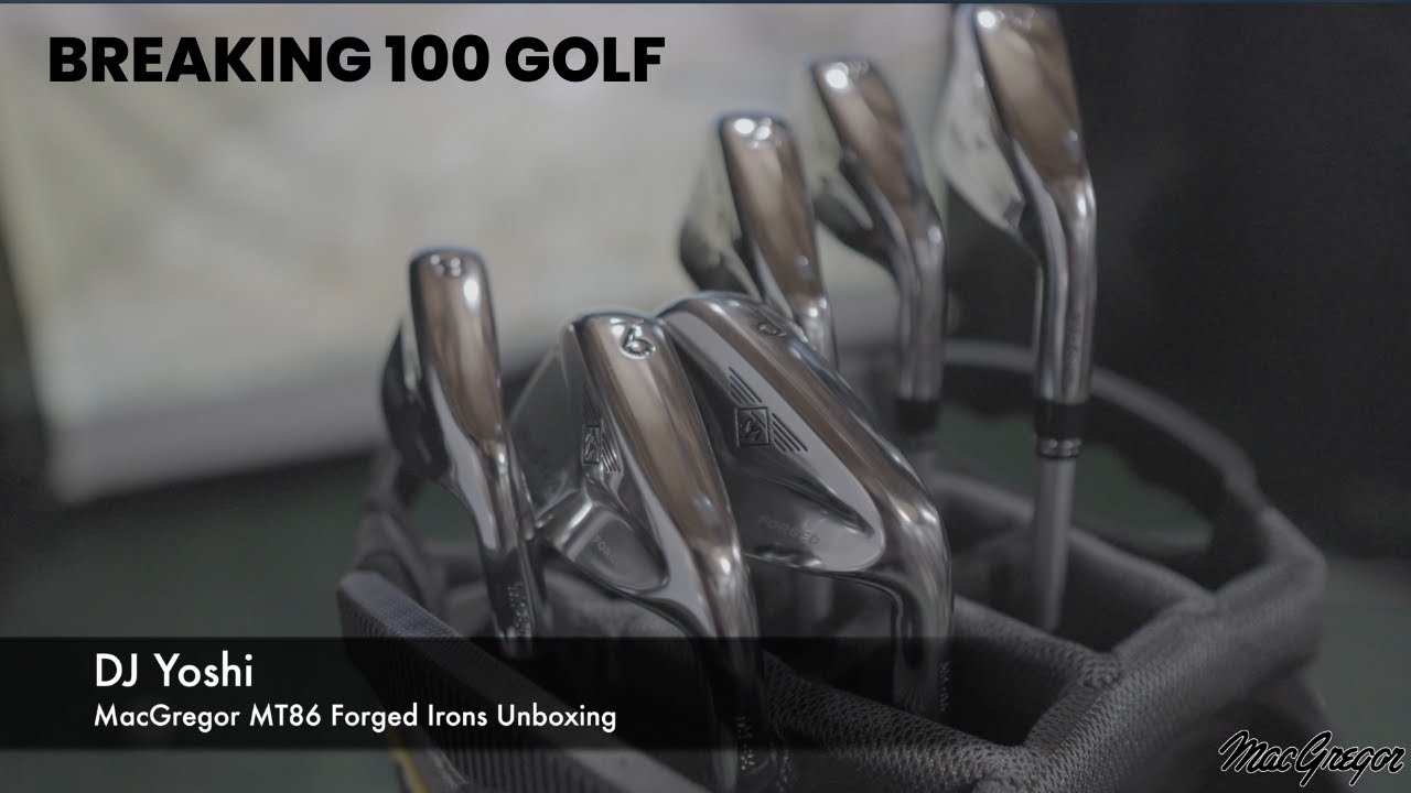 Breaking 100 Golf: MacGregor MT 86 Irons Unboxing & Comparison to Mizuno Players' Irons