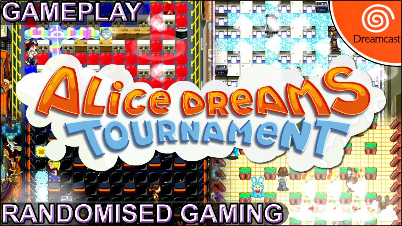 Alice Dreams Tournament - Dreamcast - Intro & Match Gameplay, Indie Bomberman clone [4K60]