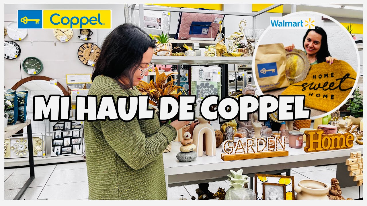🔈COMPRAS EN COPPEL Y WALMART🏡PARA MI HOGAR ➡️HAUL DE DECORACIÓN 🌟