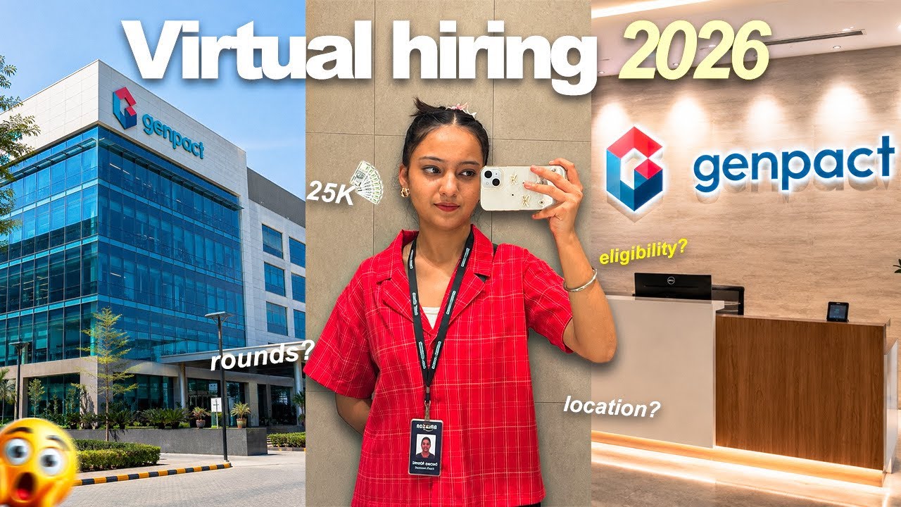GENPACT VIRTUAL HIRING 2026 | How To Apply? Salary? Rounds? & Eligibility?