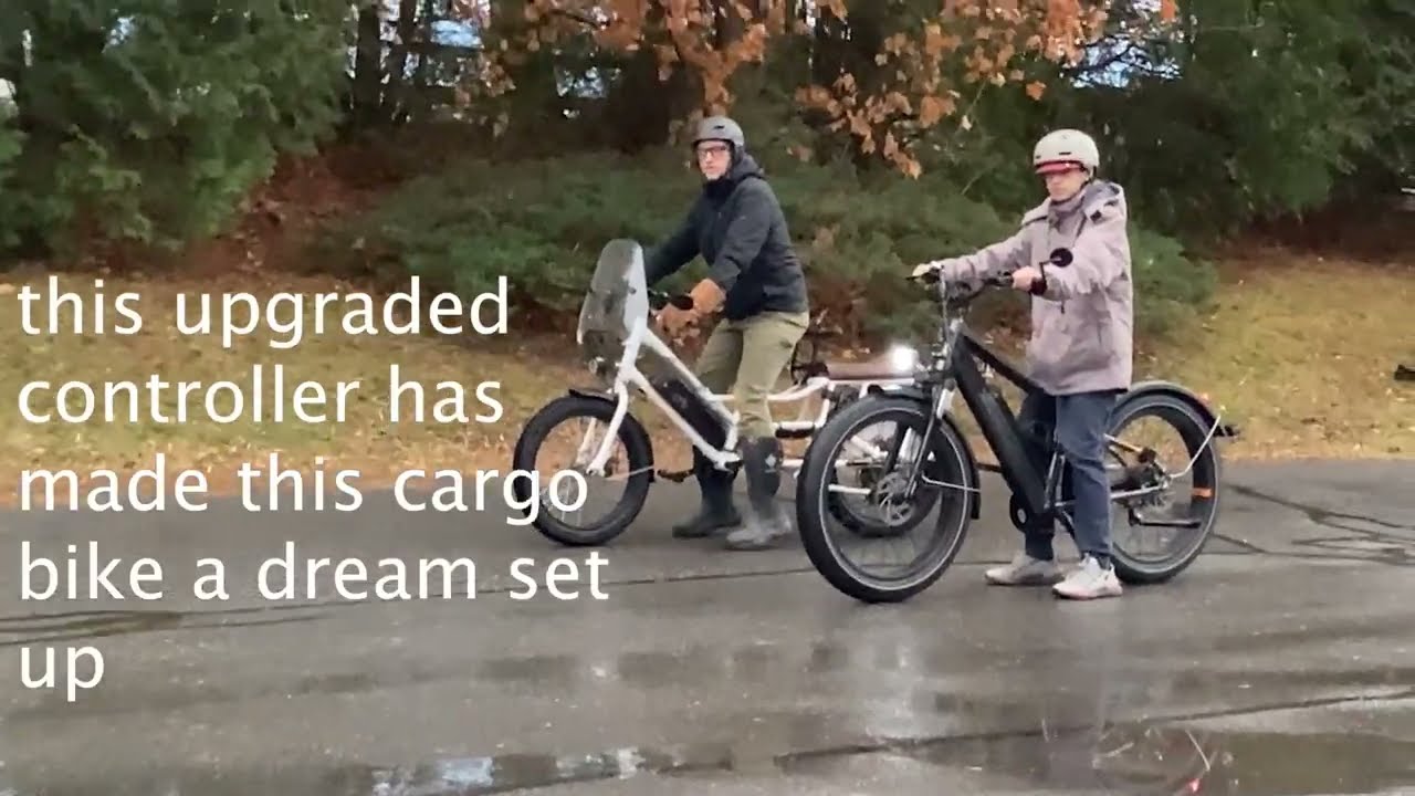 Radwagon to Powerwagon with 35 amp Controller upgrade Review - Dream E-Cargo bike setup