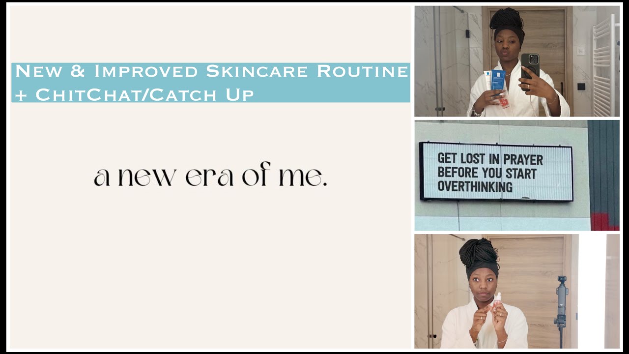 SKINCARE ROUTINE + CHIT CHAT/CACH UP (#morningroutine #nighttimeroutine #skincareproducts #catchup)
