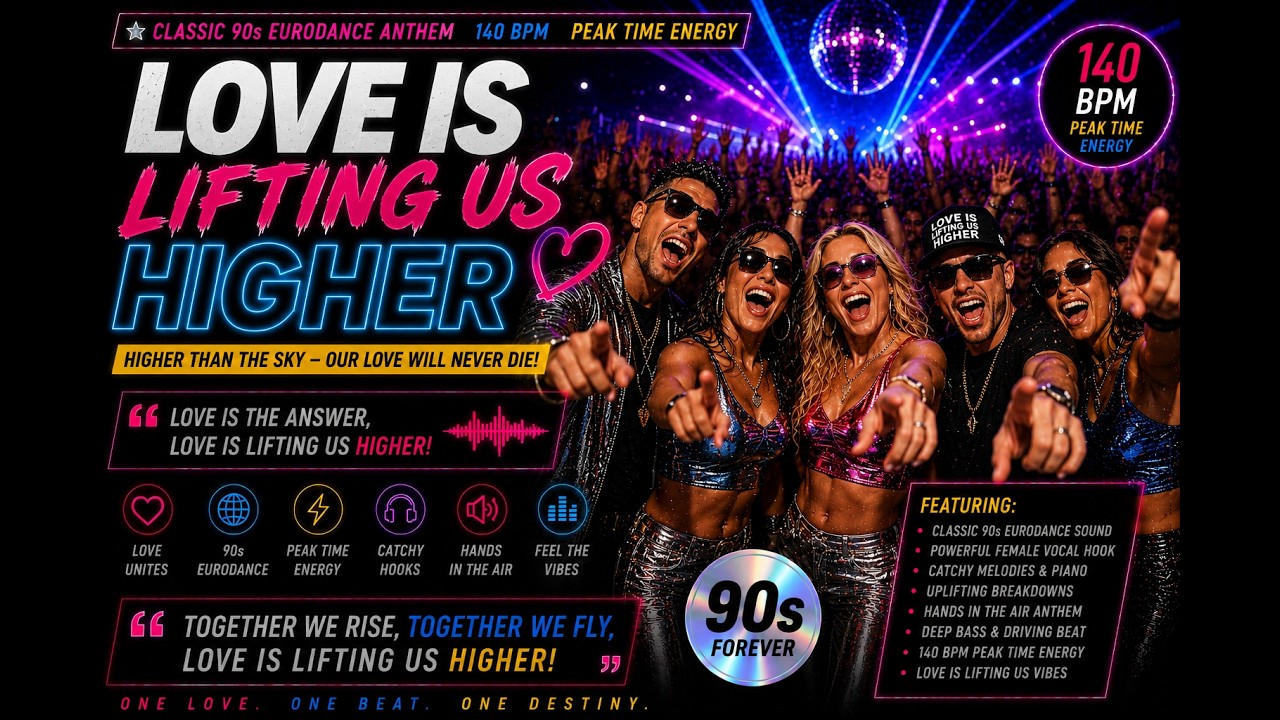 Love Is Lifting Us Higher – Classic 90s Eurodance Anthem
