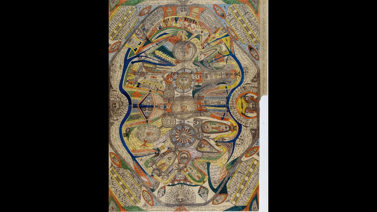 Adolf Wölfli, General=Ansicht der Insel Niezohrn, 1911