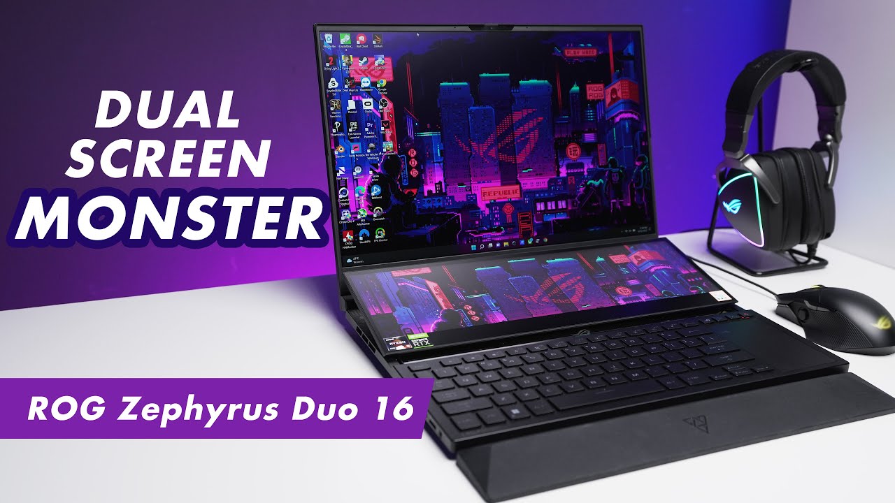 LAPTOP MONSTER!! Mini LED, Dual Screen, Ryzen 9, RTX3070Ti 💥 ROG Zephyrus Duo 2022