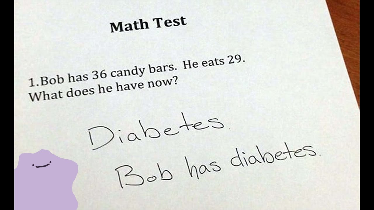 Weird Exam Answers - Matt Rose Reaction