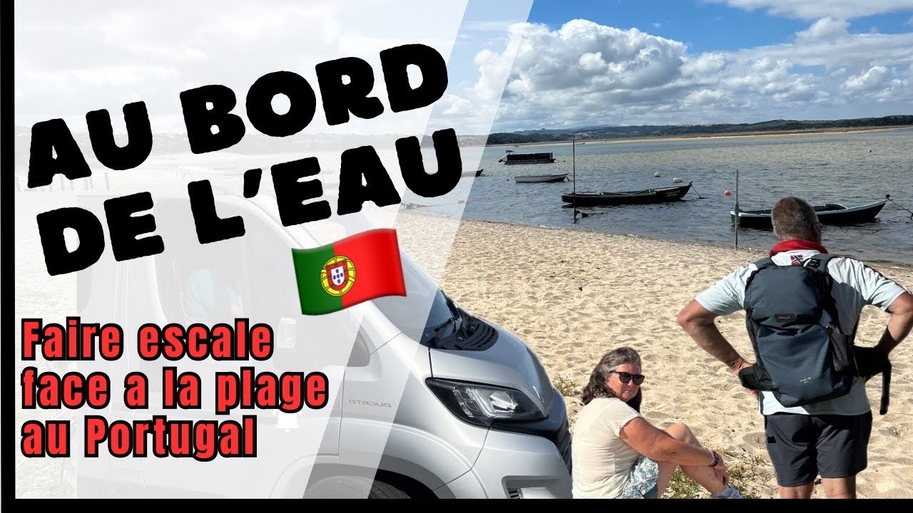 Au bord de la plage au Portugal