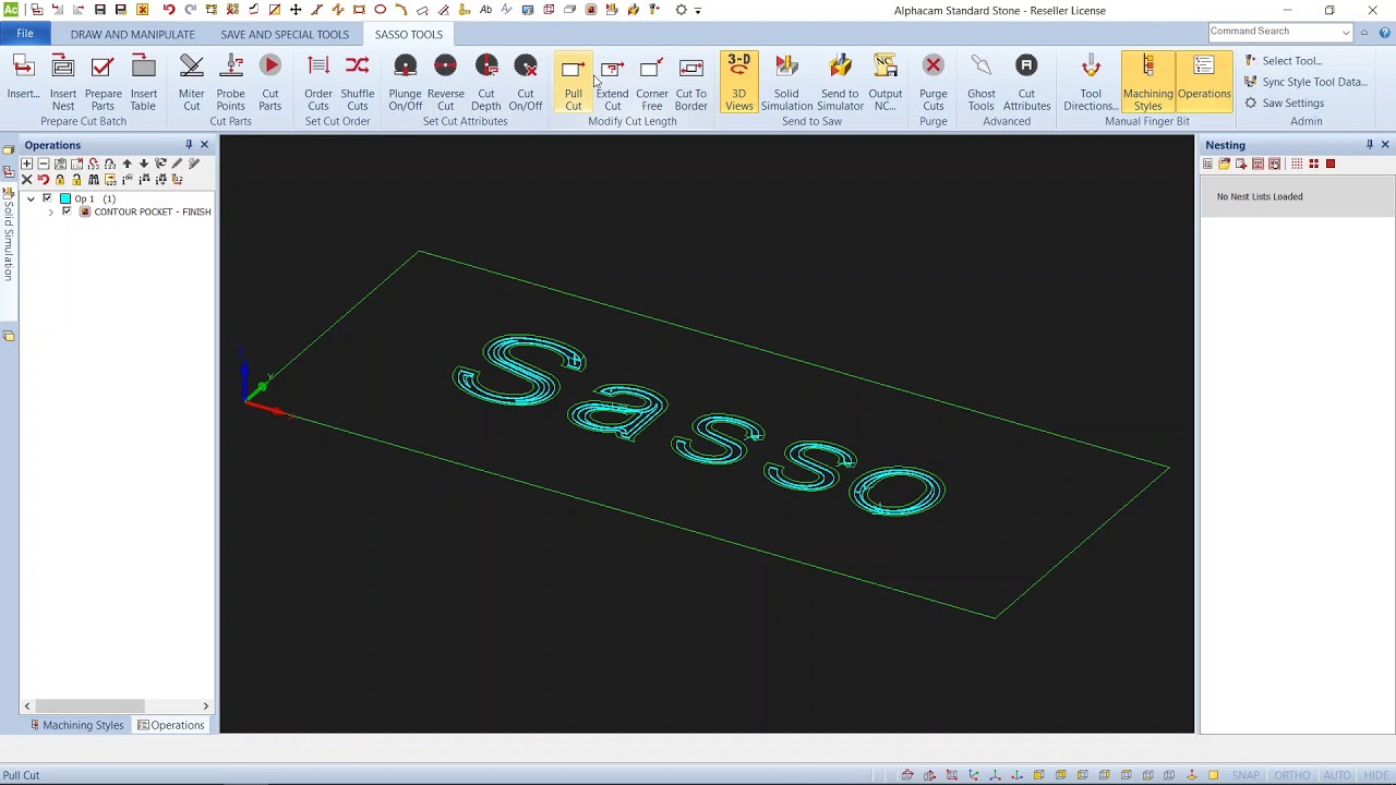 Sasso Pocket Milling Tutorial