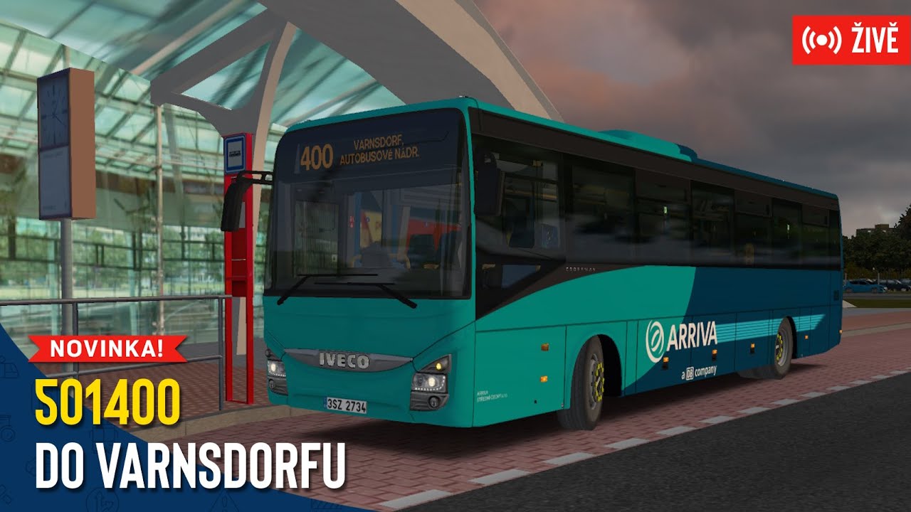 OMSI 2 | Nová mapa 501400! Dnes do Varnsdorfu s Crosswayem! (2h30min)