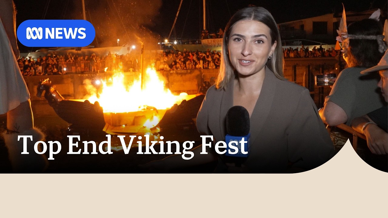 Viking longboat burnt at Darwin's annual Nordic funeral | ABC NEWS
