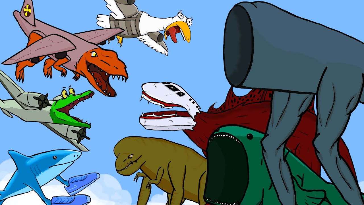 Italian Brainrot Characters vs Giants - Animation Compilation