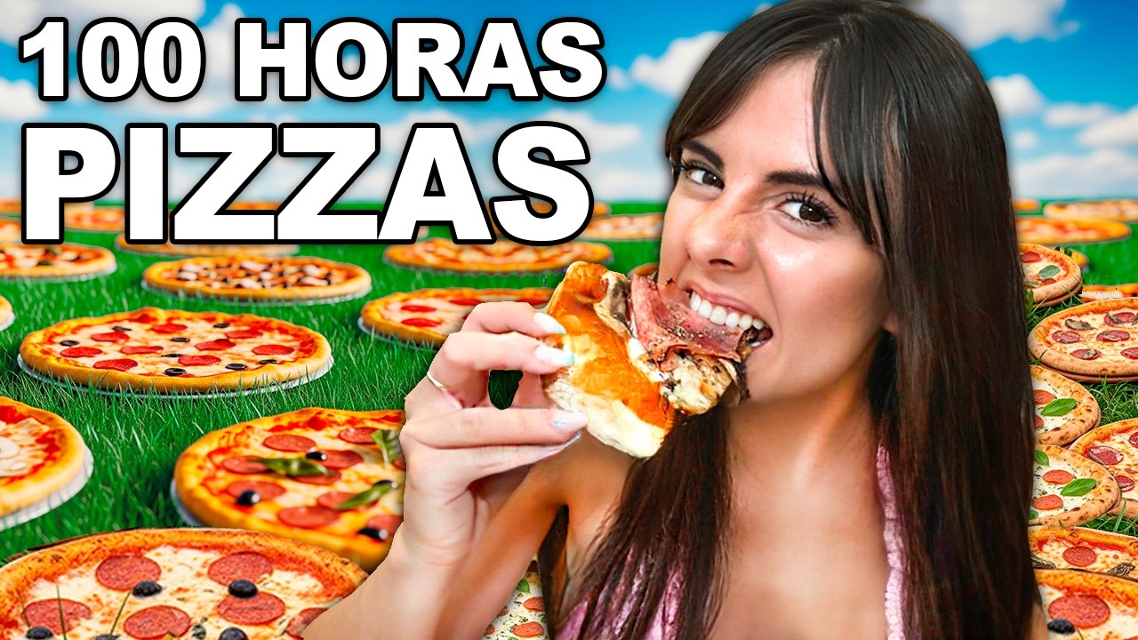 100 HORAS COMIENDO PIZZAS Y ESTO PASÓ!! 😱🍕