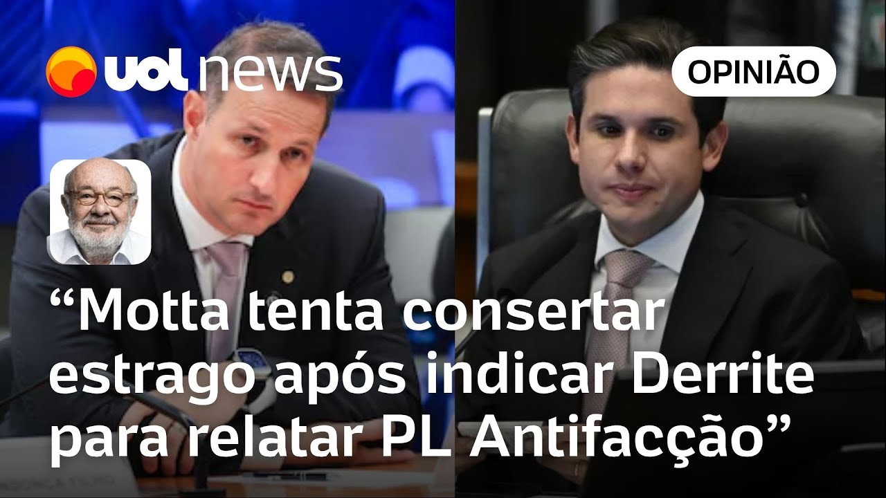 Motta tenta consertar estrago após indicar Derrite para relatar PL Antifacção | Ricardo Kotscho