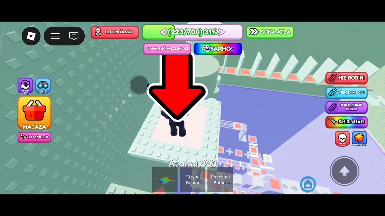 ROBLOX OBBY BİTİRİYORUM 700 STAGE
