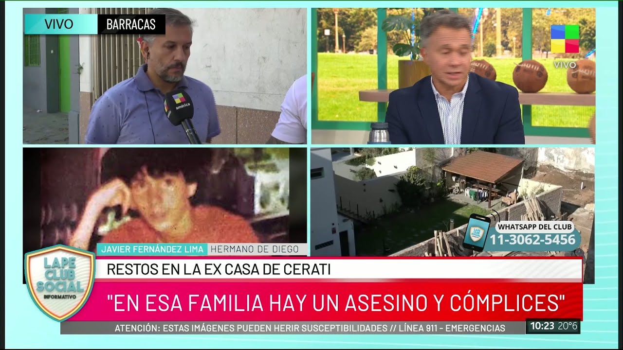 GIRO EN LA CAUSA DEL CRIMEN EN LA EX CASA DE CERATI
