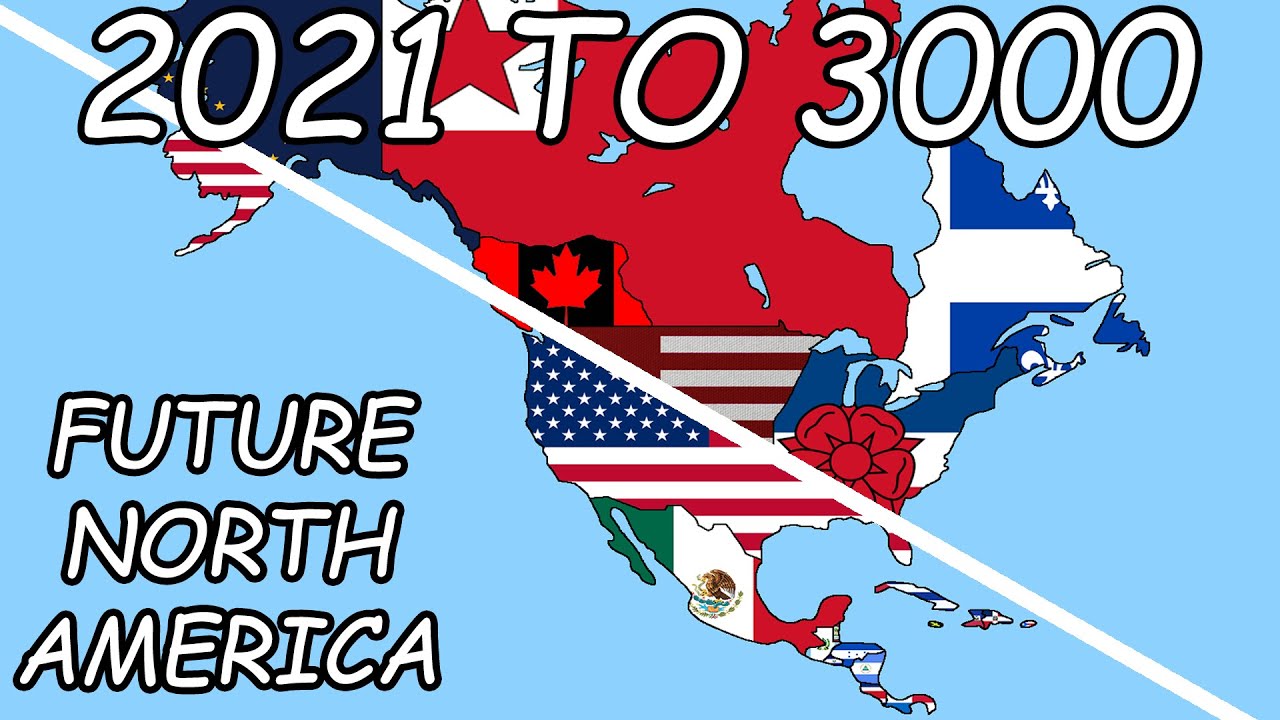 Alternate Future of North America from 2021 to 3000 (by GyLala)