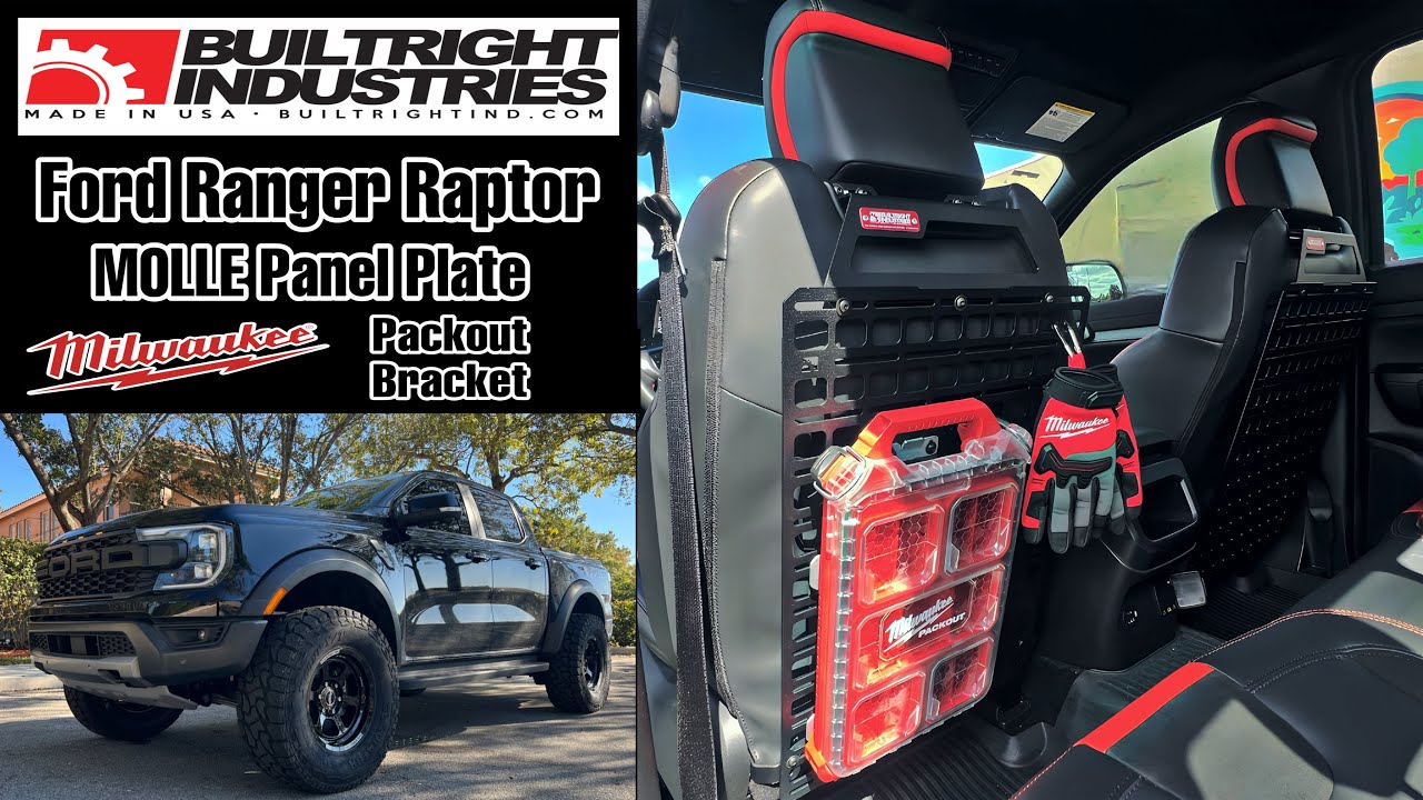 Комплект панелей Molle для Ford Ranger Raptor от Built Right Ind.