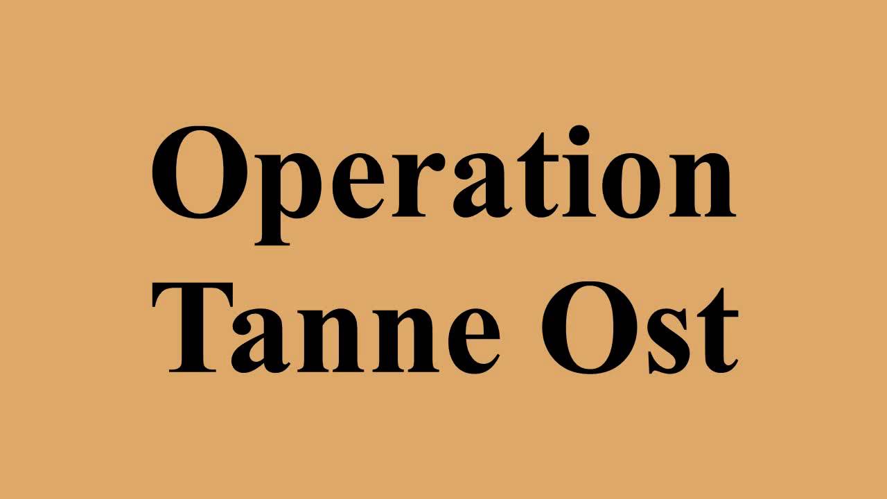 Operation Tanne Ost
