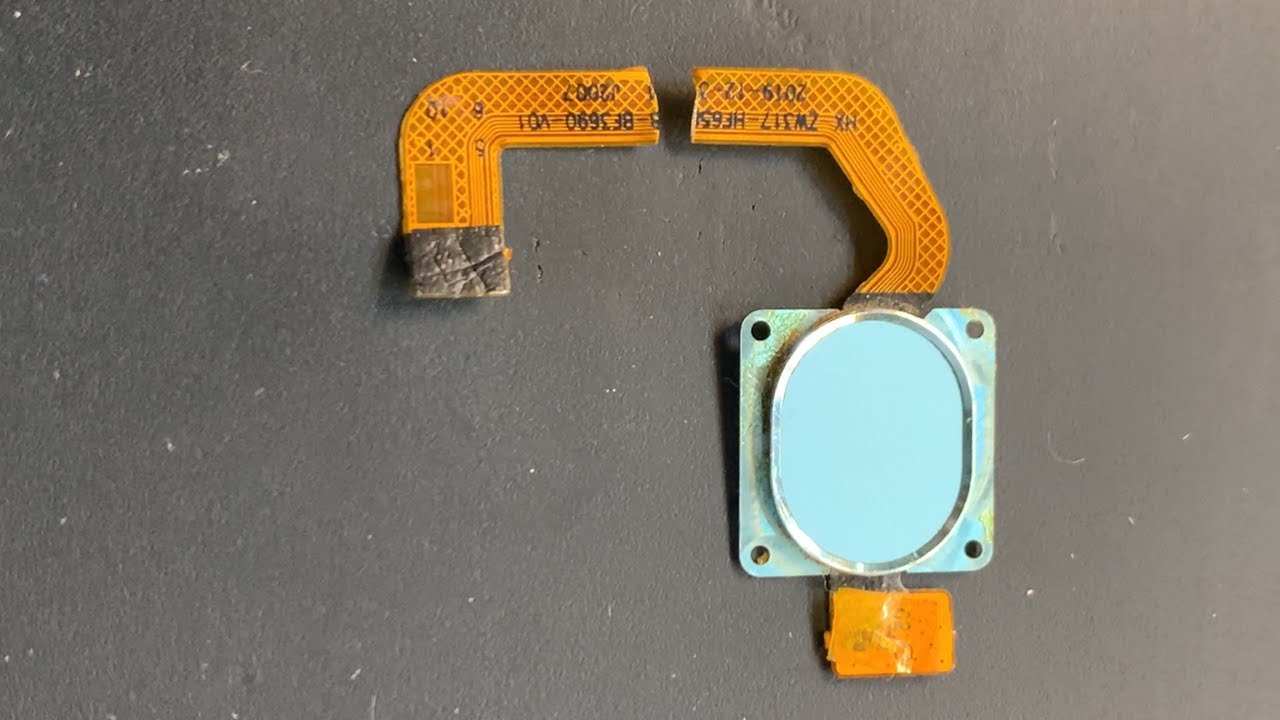 Broken Fingerprint Flex Repair #microsoldering #mobilerepair