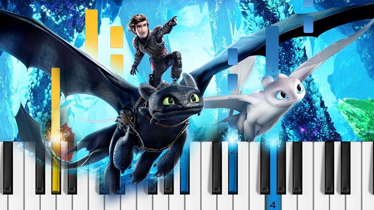 Once There Were Dragons (How to Train Your Dragon 3) - EASY Piano Tutorial