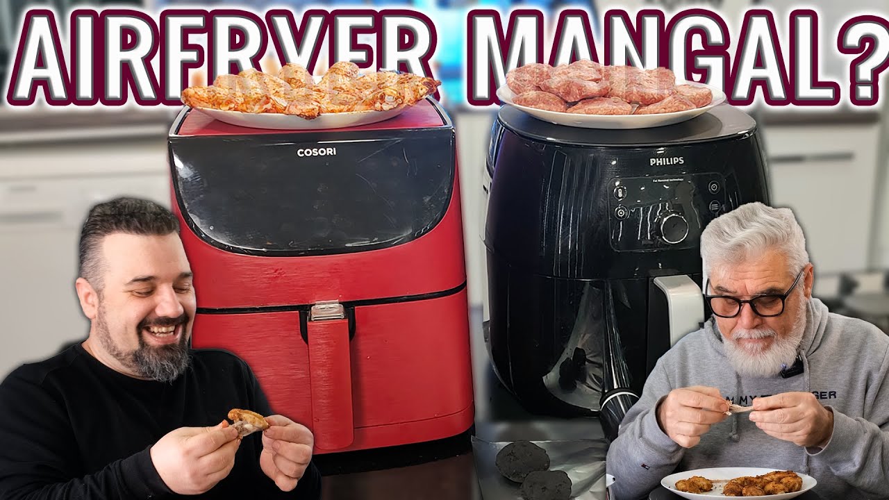 AIRFRYER'DA MANGAL LEZZETİ YAKALANIR MI ? (Hava Fritözünde Kömür Denemesi )