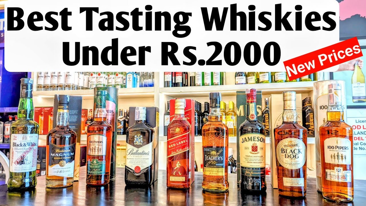 Top Whiskies Under Rs 2000 You Must Try  - The Whiskeypedia
