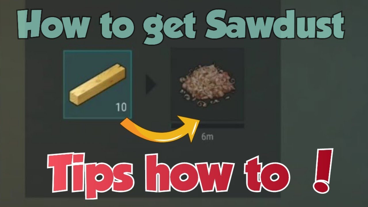 LDOE Making sawdust guide how to make in Settlement Last Day on earth Tips easy step by step