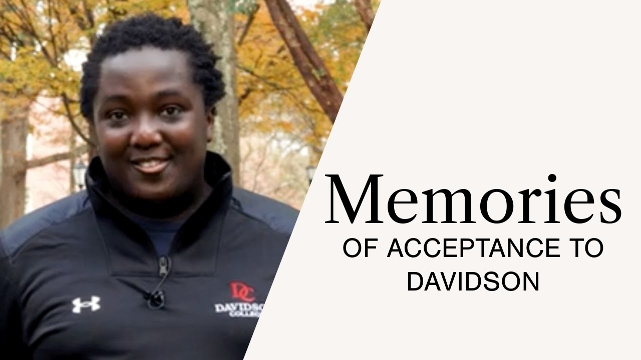 Choosing Davidson College & Welcoming the Class of 2028