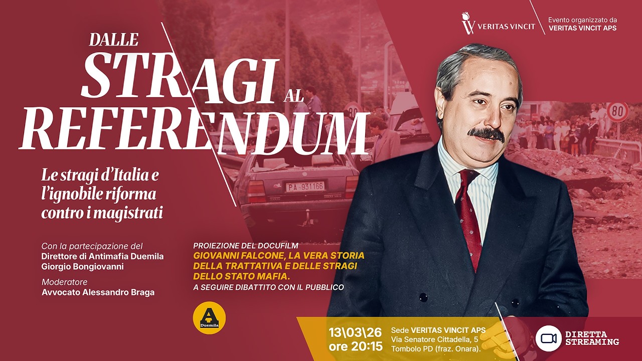 Dalle stragi al Referendum. Le stragi d'Italia e l’ignobile riforma contro i magistrati