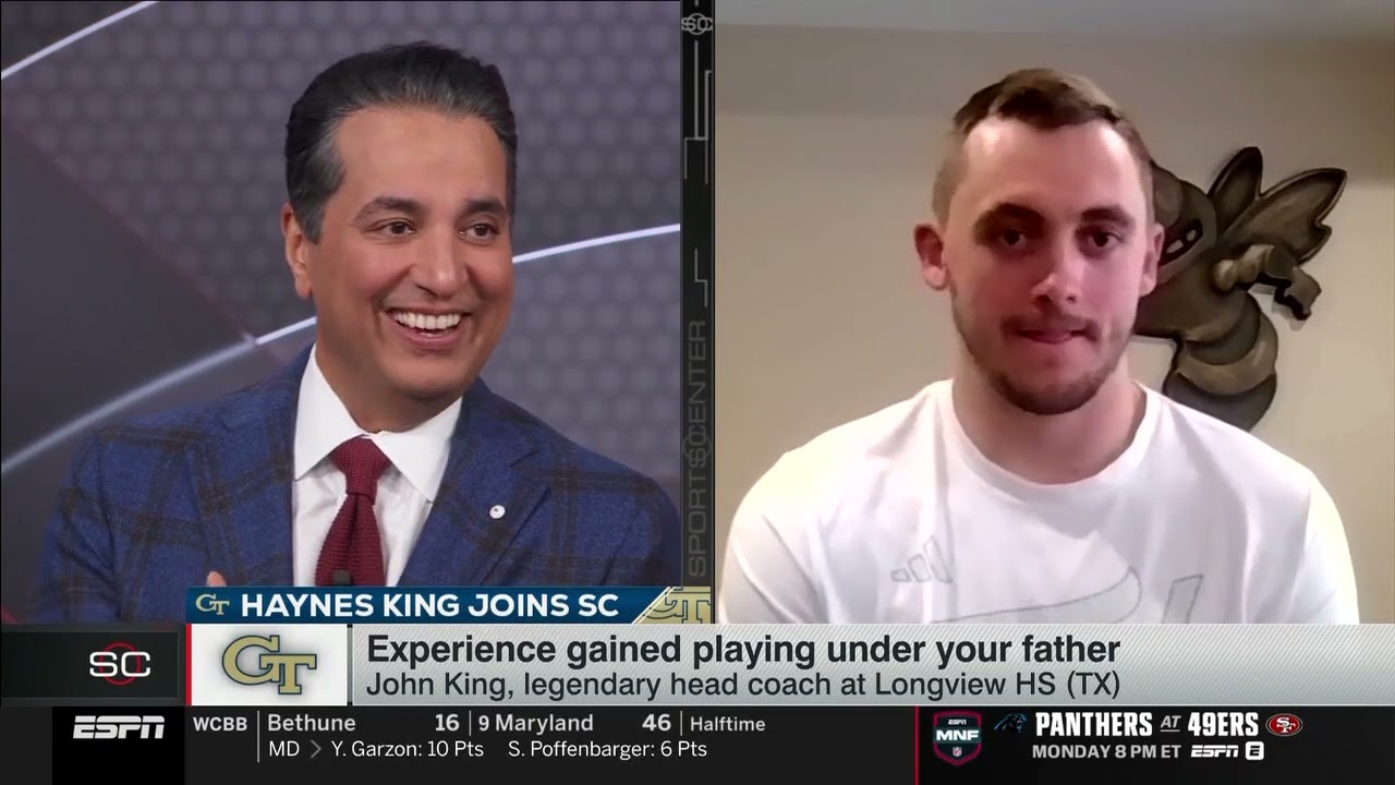 Haynes King on ESPN SportsCenter (Nov. 20, 2025)
