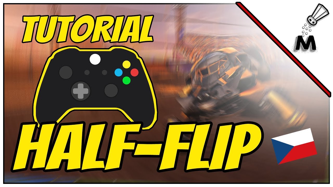 Rocket League Tutorial | HALF-FLIP | CZ/SK | Devon (Gamepad)