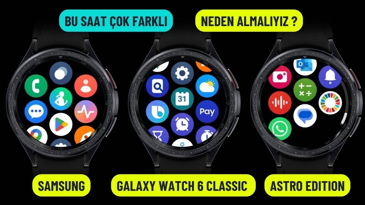 Bu saat Çok Farklı | Galaxy watch 6 classic Astro Edition Alınır mı ?