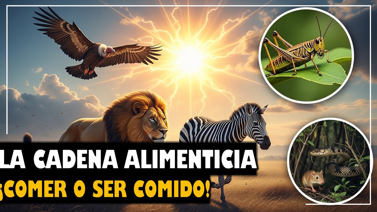 LA CADENA ALIMENTICIA - &iquest;QUI&Eacute;N SE COME A QUI&Eacute;N?🌱enClase Biolog&iacute;a