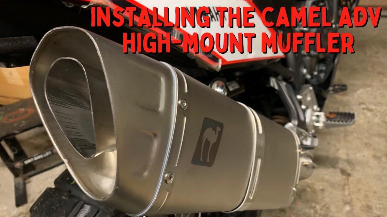 Installing the Camel ADV high-mount exhaust on my Tenere 700 | MotoNZ.com