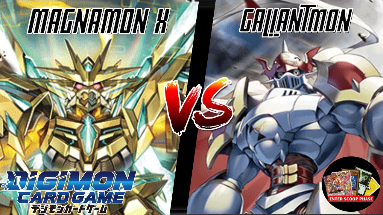 Magnamon X Antibody VS Gallantmon | Digimon TCG Gameplay