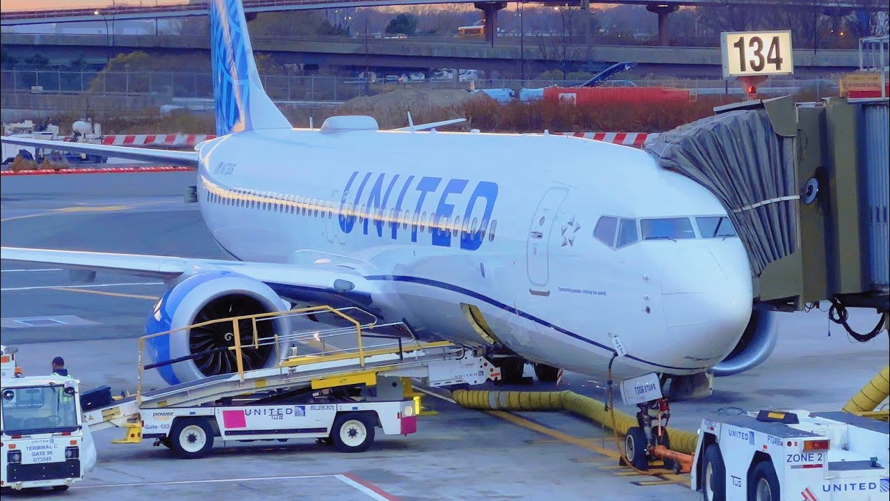Newark (EWR) - Orlando (MCO) - United Airlines - Boeing 737 MAX 8 - 4K Full Flight