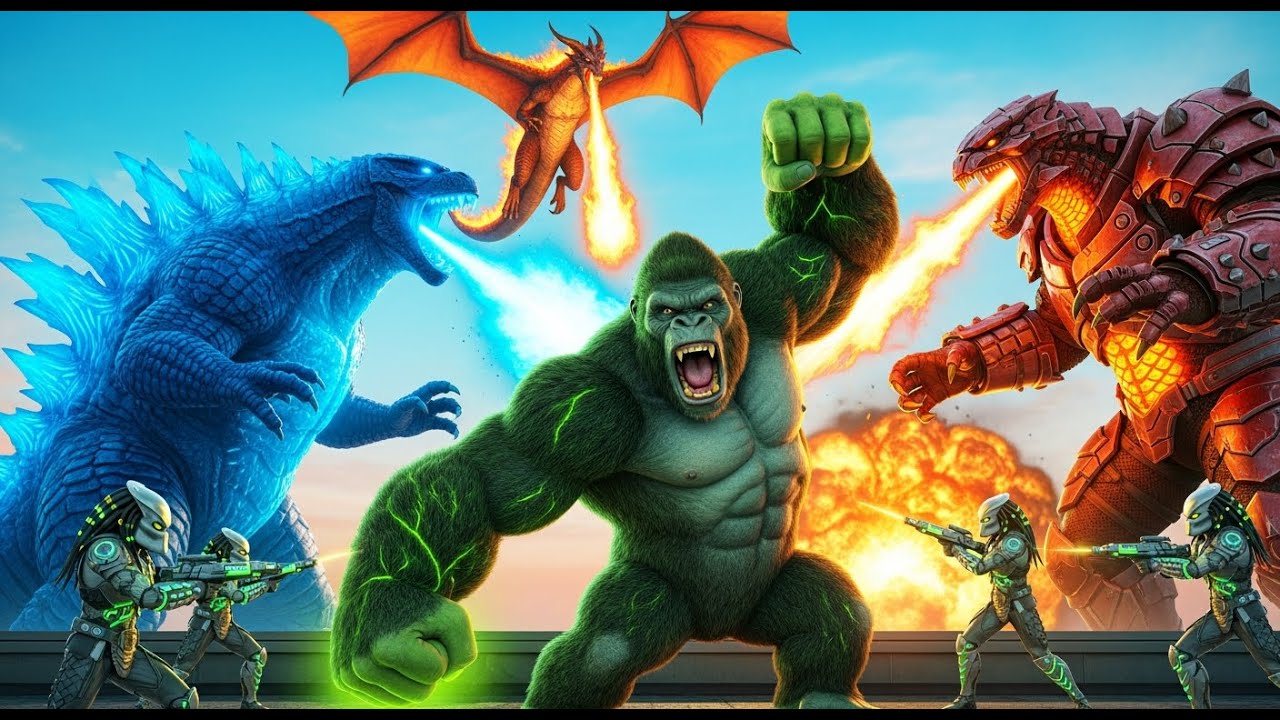 KING KONG vs GODZILLA vs KAIJU: The ULTIMATE Titan Showdown