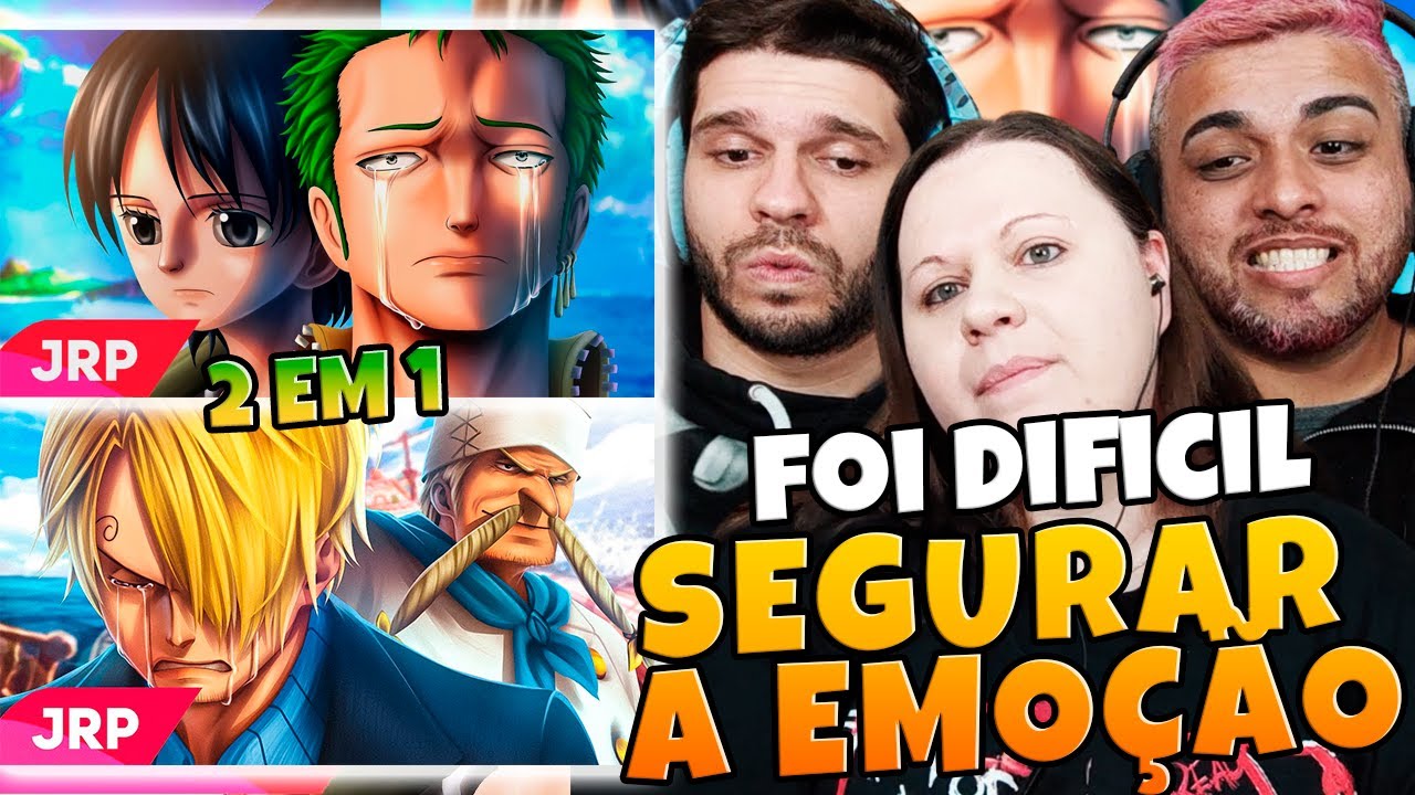 2 EM 1 Do Zoro e Sanji | JRP Zoro e Kuina + Carta ao Zeff (Sanji) | FAMILY REACTS